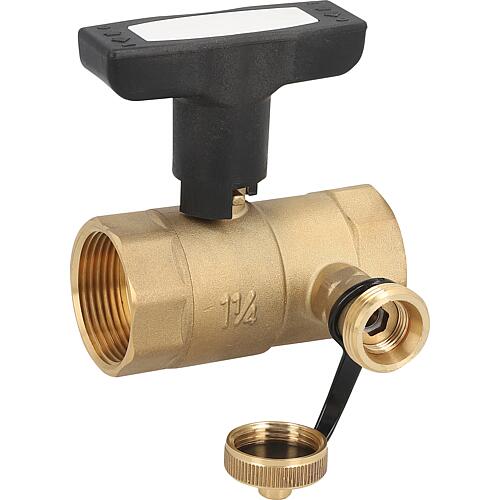 Robinet à boisseau sphérique fileté ISO-T avec vidange Standard 1