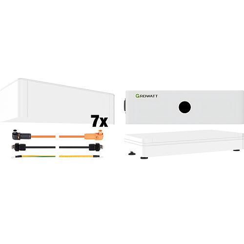 Kit de stockage PV, Growatt, 17,92 KWh hybride, 11 pièces