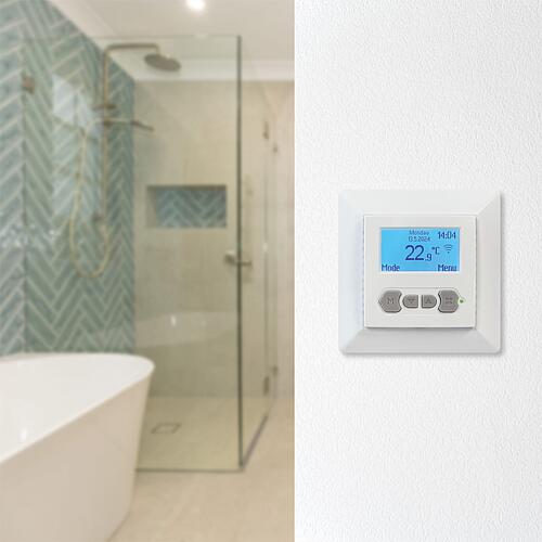 Thermostat d'ambiance de type Intelligent-Control MIC2 avec Wi-Fi et Accessoires Anwendung 4