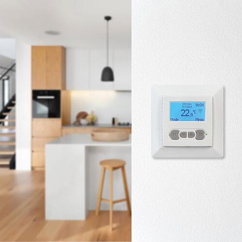 Thermostat d'ambiance de type Intelligent-Control MIC2 avec Wi-Fi et Accessoires Anwendung 5