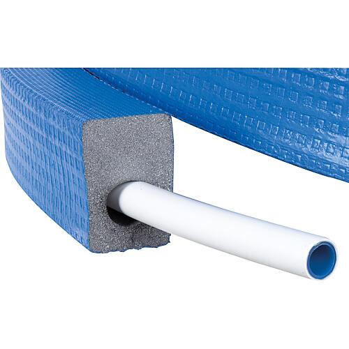 Uni Pipe Plus DHS26 Uponor, blanc, pré-isolé excentrique, en rouleaux Anwendung 1