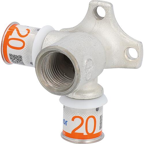 Coude à double paroi S-Sertir Uponor L avec Femelle Plus Standard 1