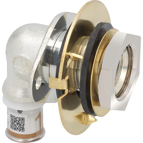 Traversée murale S-Sertir Uponor Équerre LWC Plus Standard 1