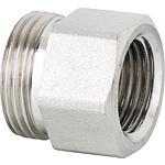 raccord eurocône manchon, nickelé