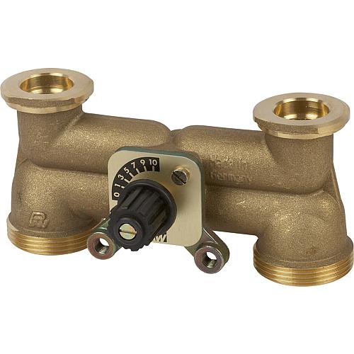 Mélangeur 4 voies DN25 (1"), laiton Standard 1