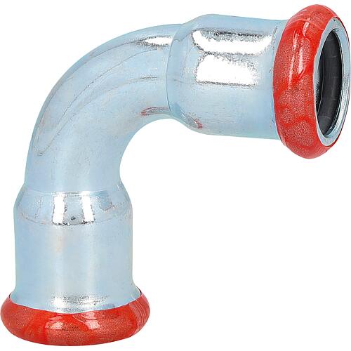 Raccord a sertir acier C Coude 90° (fem/fem) 15 mm Contour M