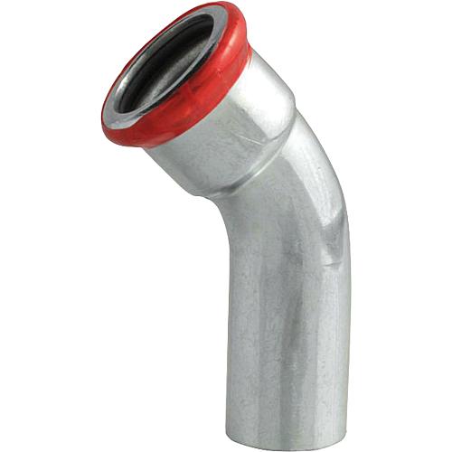 Raccord à sertir électrozingué coude 45° (femelle x mâle) Standard 1