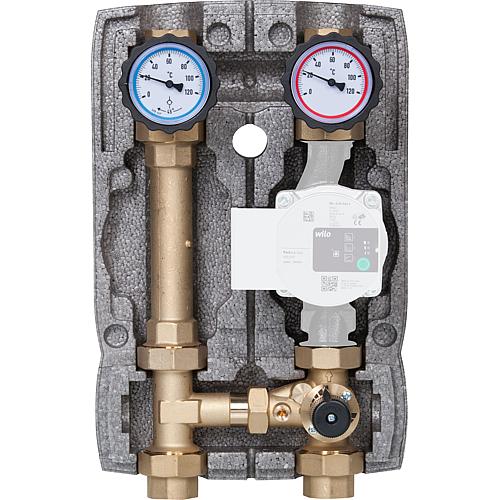 Module hydraulique Easyflow DN25 (1") avec vanne 3 voies sans servomoteur Standard 1