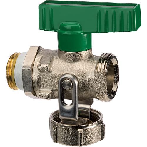 Vanne à boisseau spherique KFE, pour eau potable, nickele, PN 10