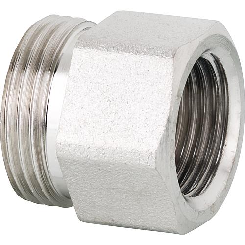 raccord eurocône manchon, nickelé Standard 1
