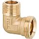 raccord eurocône coude 90° laiton blanc Standard 1