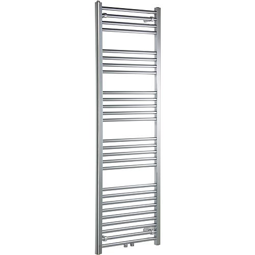 Radiateur salle de bain, droit avec borne centrale, tpye Jessica Dim : 1200x600 mm, chrome