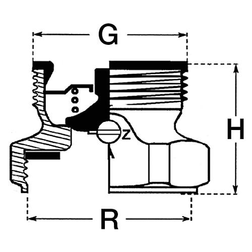 Clapet anti-thermosiphon, type 23
