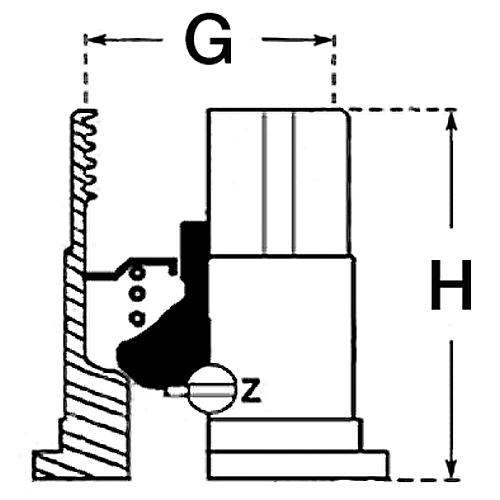 Clapet anti-thermosiphon, type 50FI Standard 2