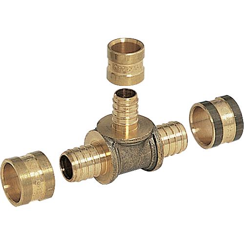 Té à glissement inégal, raccord pour tube P.E.R Standard 1