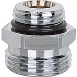 Mamelon de raccordement pour débitmètre sur distributeur type DN 32 (1 1/4"), laiton