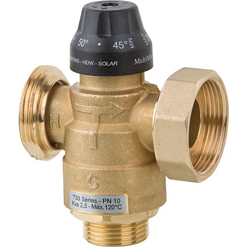 Vanne thermique complète pour kit de réglage à valeur fixe Easyflow DN 25