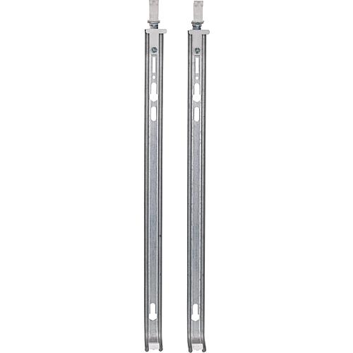 Kit de console murale pour hauteur 600mm; 2 consoles, 2 chevilles en 10mm, 2 vis en 8 x 70mm