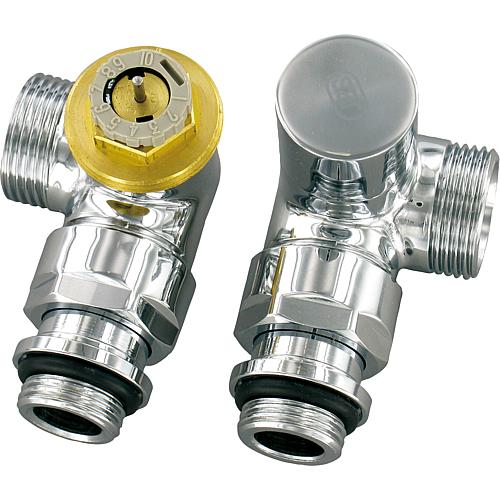 Kit de vanne thermostatique Design, modèle équerre, DN15 Standard 2