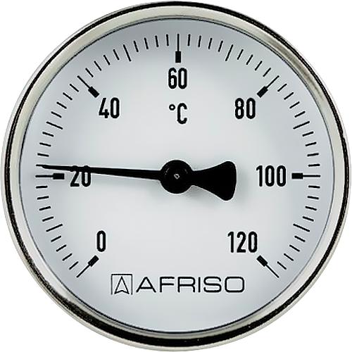 Thermomètre avec aimants de fixation