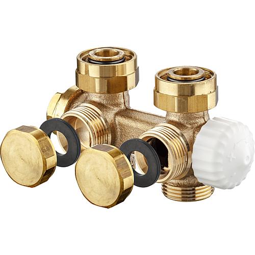 Kit Multilux 4 monotube ou bitube, version tête thermostatique DX Anwendung 2