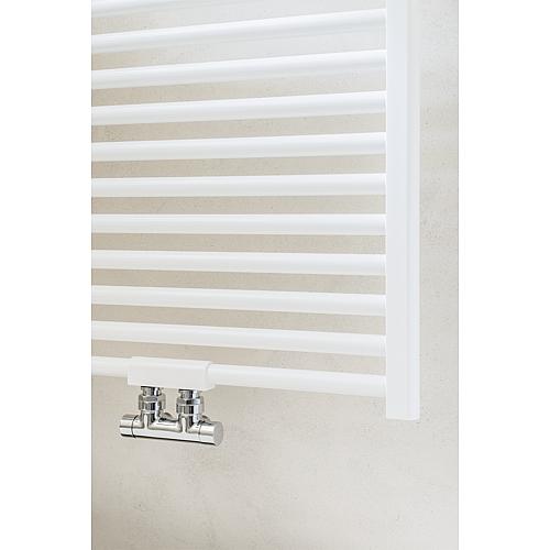 Radiateur sèche-serviette Cool, en aluminium, raccord central  Anwendung 3