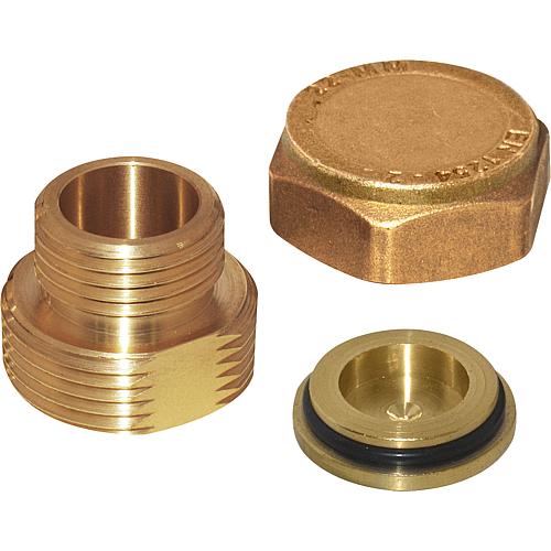 Adaptateur avec bouchon DN 15 (1/2") pour accessoires Standard 1