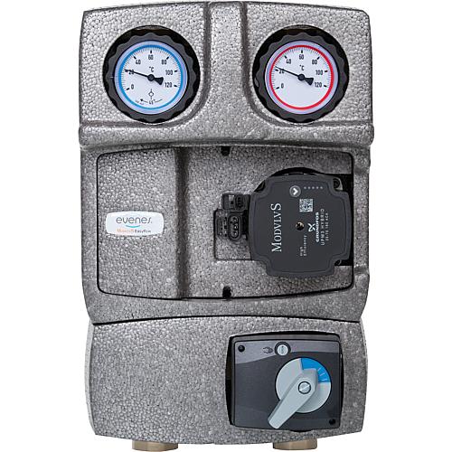 Module hydraulique Easyflow DN25 (1“) avec vanne 3 voies et servomoteur  Anwendung 2
