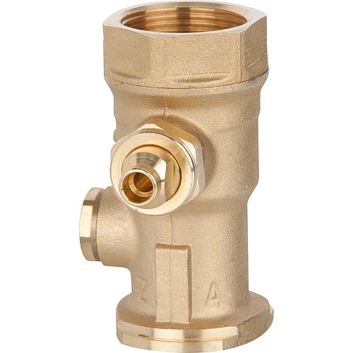 Robinet à boisseau sphérique avec thermomètre TK DN 32 Standard 1