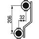 Collecteur pour plancher chauffant laiton nickelé DN 32(1 1/4"), pour grande superficie Standard 2