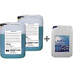 Paquet avantage 2x concentré de saumure de refroidissement Staubco Heat N, 20 kg + AdBlue® bidon 10 l