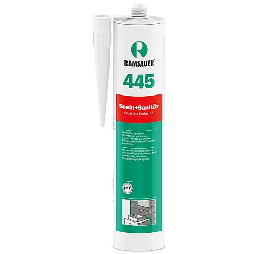 Silicone neutre RAMSAUER 445 pierre + sanitaire [gris joint] cartouche 310ml