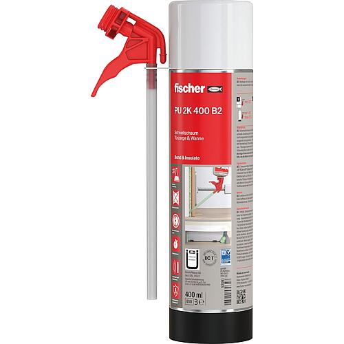 Mousse de montage rapide PU 2C 400 Premium B2 Standard 1