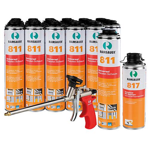 Kit de mousse au pistolet Ramsauer, 26 pièces Standard 1