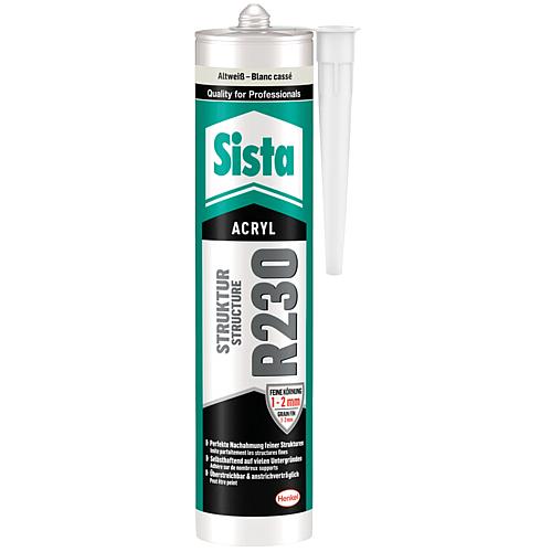 Mastic acrylqique pour façade Sista R230 (fin) Standard 1