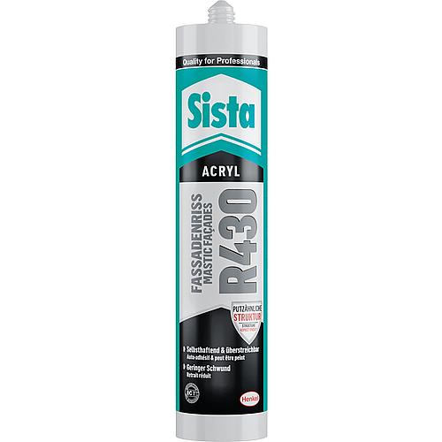 Mastic acrylique pour façade Sista R430 (grossier) Standard 1