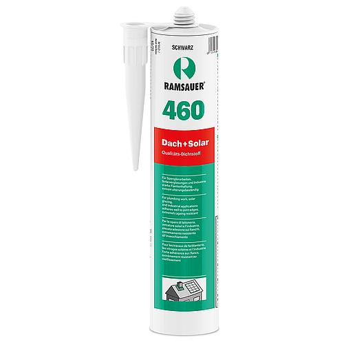 Mastic d’étanchéité toiture + solaire 460 noir neutre réticulé cartouche 310 ml