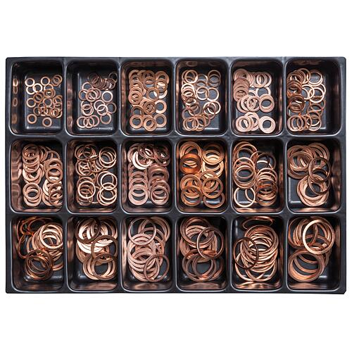 Mallettes d´assortiment de joint cuivre DIN 7603 A Standard 1