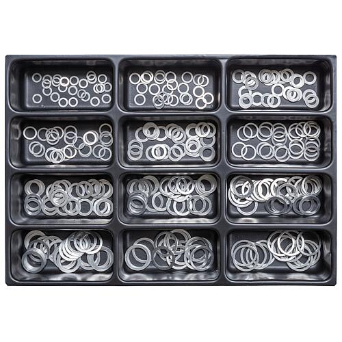 Mallette d'assortiment de joints aluminium DIN 7603 Standard 1