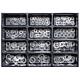 Mallette d'assortiment de joints aluminium DIN 7603 Standard 1