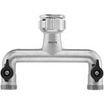 Vanne à deux voies verticale