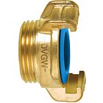 Geka plus pièce filetée pour eau potable, Mâle, Laiton sans plomb