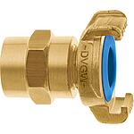 GEKA XK plus Raccord rapide pour eau potable, laiton sans plomb