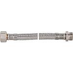 Flexibles tressés 3/8",
1 x droit avec embout conique (M)
1 x droit avec raccord