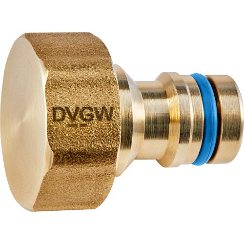 Geka plus fiche de fermeture "eau potable", laiton sans plomb Standard 1