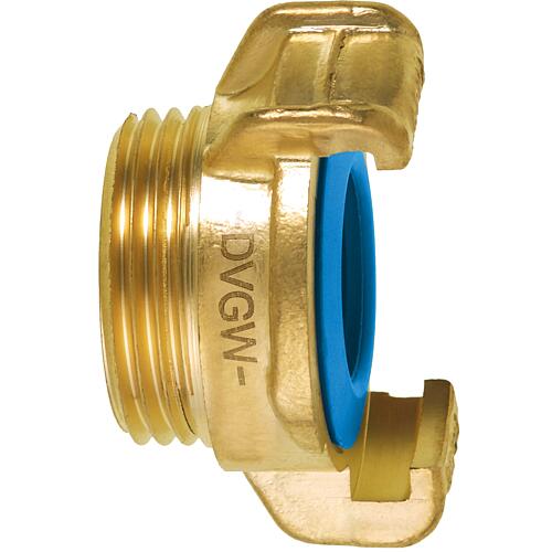 Geka plus pièce filetée pour eau potable, Mâle, Laiton sans plomb Standard 1