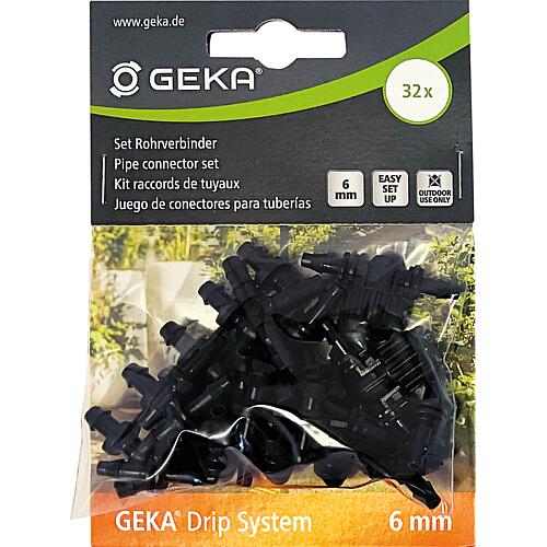 Kit de raccords de tuyaux Geka Drip System, ø 6mm Anwendung 1