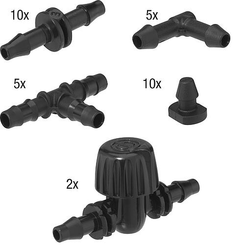 Kit de raccords de tuyaux Geka Drip System, ø 6mm Standard 1