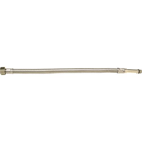 tuyau flexible de raccord ecrou chapeau 3/8" x M 10, KTW-A 350 mm, nipple filete male long