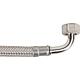 Flexibles tressés  3/8", 
1 x droit avec conique (filetage mâle)
1 x coude 90° avec écrou-tournant Anwendung 1